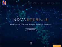 Tablet Screenshot of novasterilis.com